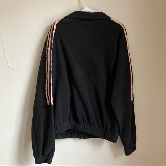 Adidas Three Stripe Full Zip Sweater Medium - Picture 6 of 7